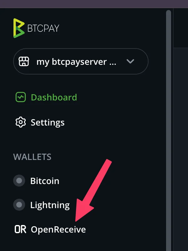OpenReceive screenshot 1